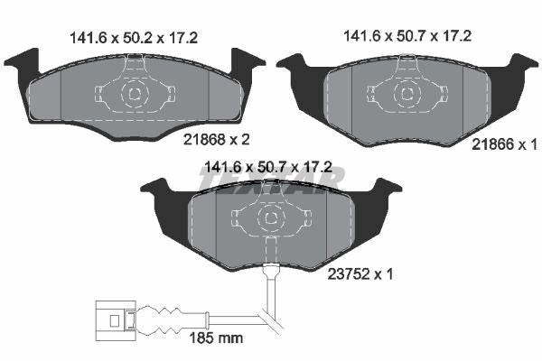 Bremžu kluču komplekts, Disku bremzes - 2186801