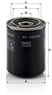 Eļļas filtrs - WP 928/84