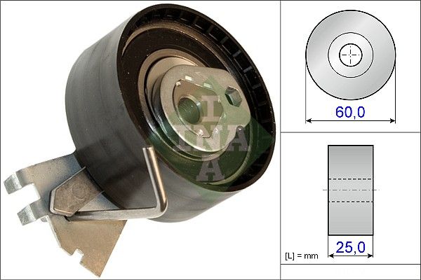 Zobsiksnas spriegotājrullis - 531 0572 10