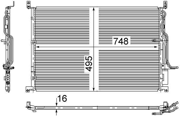 Lauhdutin, ilmastointilaite - AC 271 000S