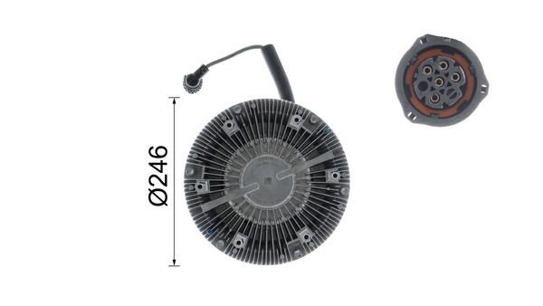Kytkin, jäähdytystuuletin - CFC 207 000P