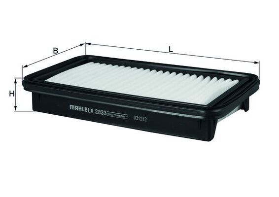 Gaisa filtrs - LX 2833