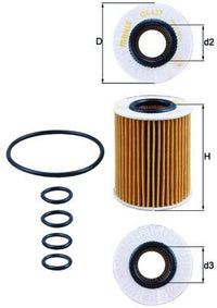 Eļļas filtrs - OX 437D