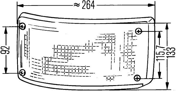 Atpakaļgaitas signāla lukturis - 2ZR 005 603-067