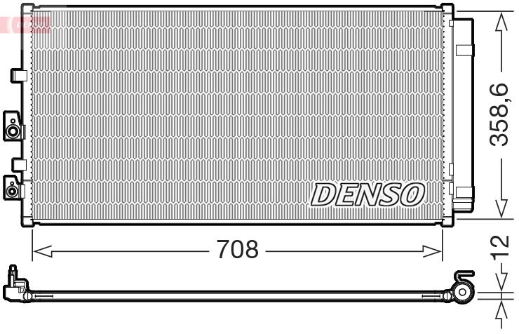 Lauhdutin, ilmastointilaite - DCN10062