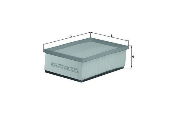 Gaisa filtrs - LX 1033