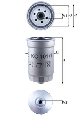 Degvielas filtrs - KC 101/1