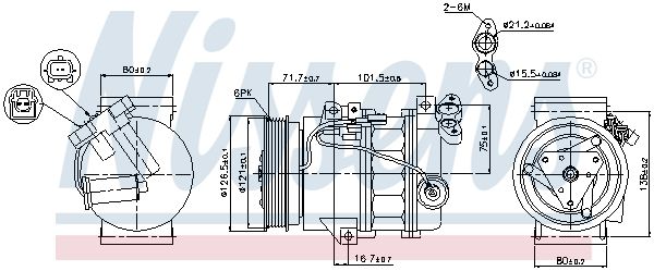 Kompressori, ilmastointilaite - 89386