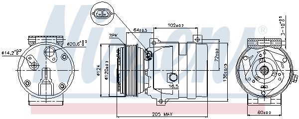 Kompressori, ilmastointilaite - 89435