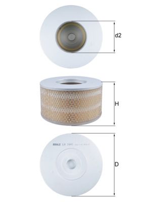 Gaisa filtrs - LX 1641