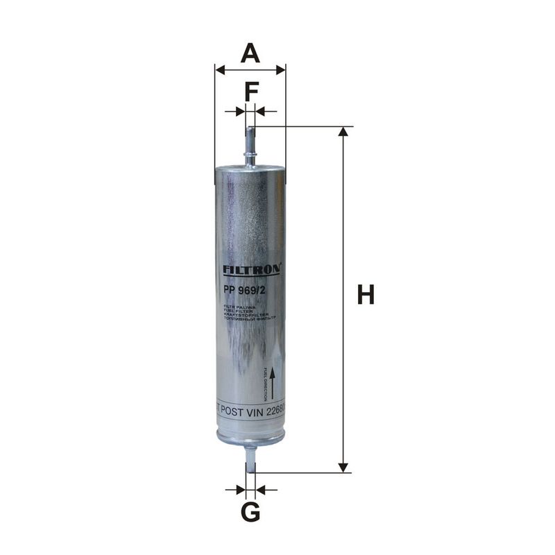 Degvielas filtrs - PP 969/2