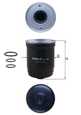 Degvielas filtrs - KL 1193D