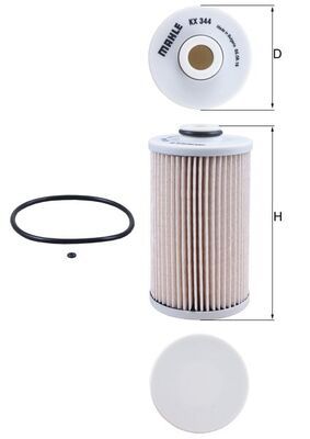 Degvielas filtrs - KX 344D
