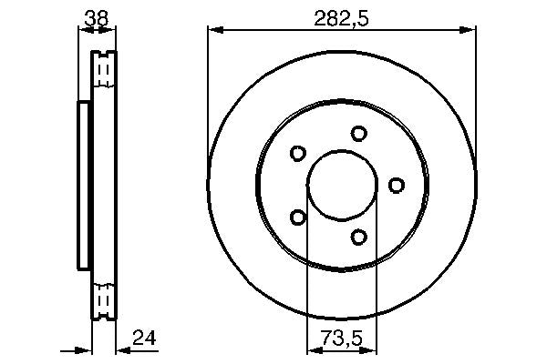 Jarrulevy - 0 986 478 983