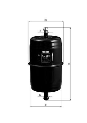 Degvielas filtrs - KL 558