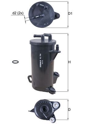 Degvielas filtrs - KL 764D