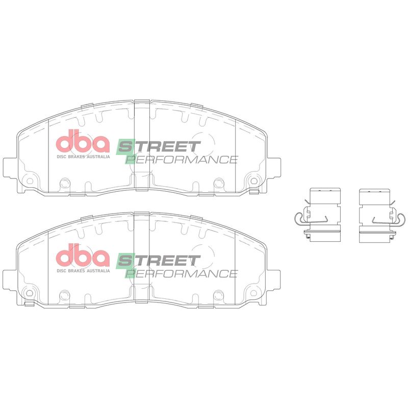 Brake Pads Street Performance | Front Axle - DB15038SP