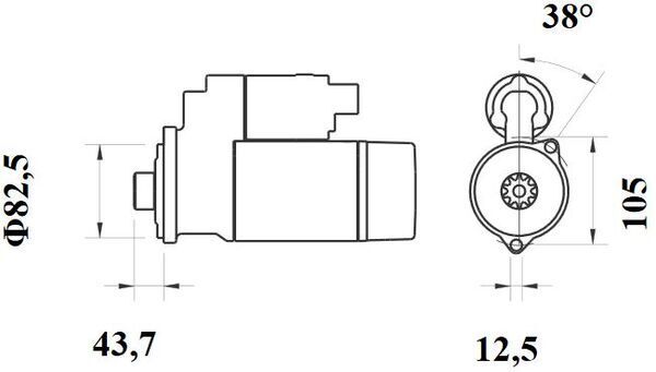 Starteris - MS 140