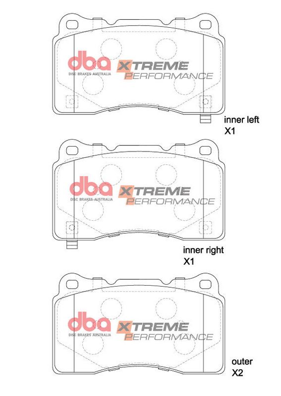 Brake Pads Xtreme Performance | Front Axle - DB1695XP