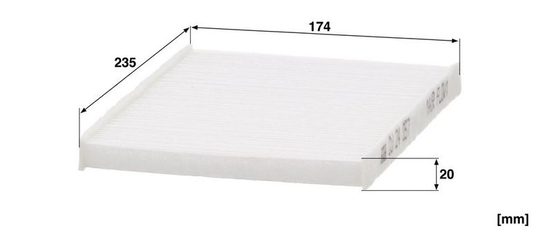 Suodatin, sisäilma - CU 24 057