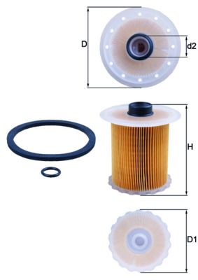 Degvielas filtrs - KX 81D