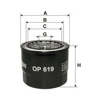 Eļļas filtrs - OP 619