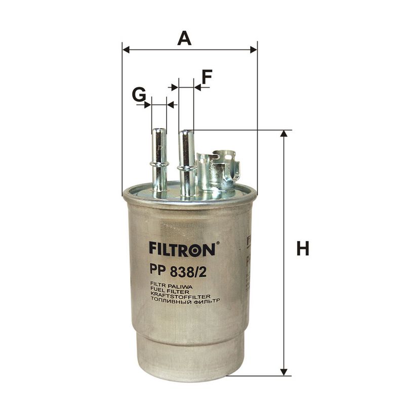 Degvielas filtrs - PP 838/2