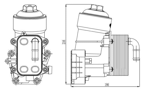 Kotelo, öljynsuodatin - 31838