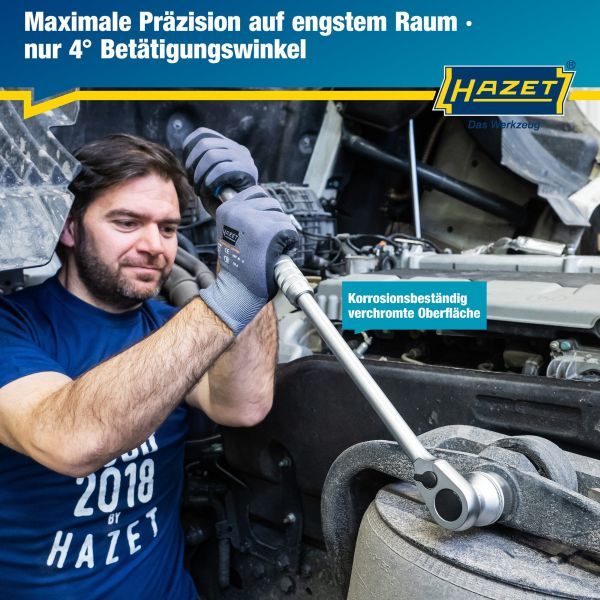 Uzgriežņu atslēga ar pārslēdzamu sprūdmehānismu - 916HPLG