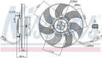 Elektromotors, Dzes. sist. radiatora ventilators - 85680