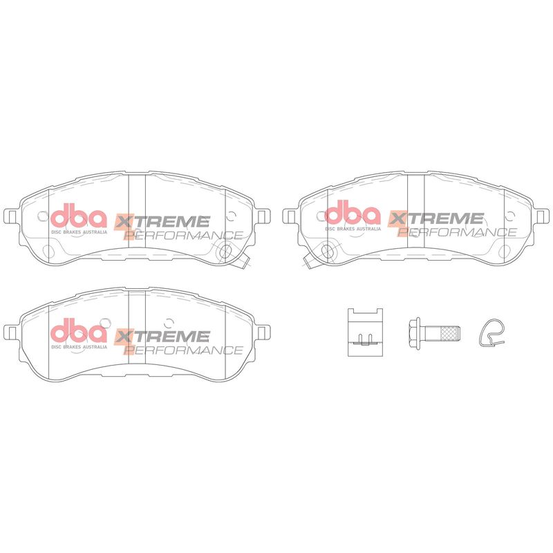Brake Pads Xtreme Performance ECE R90 certified | Rear Axle - DB15016XP