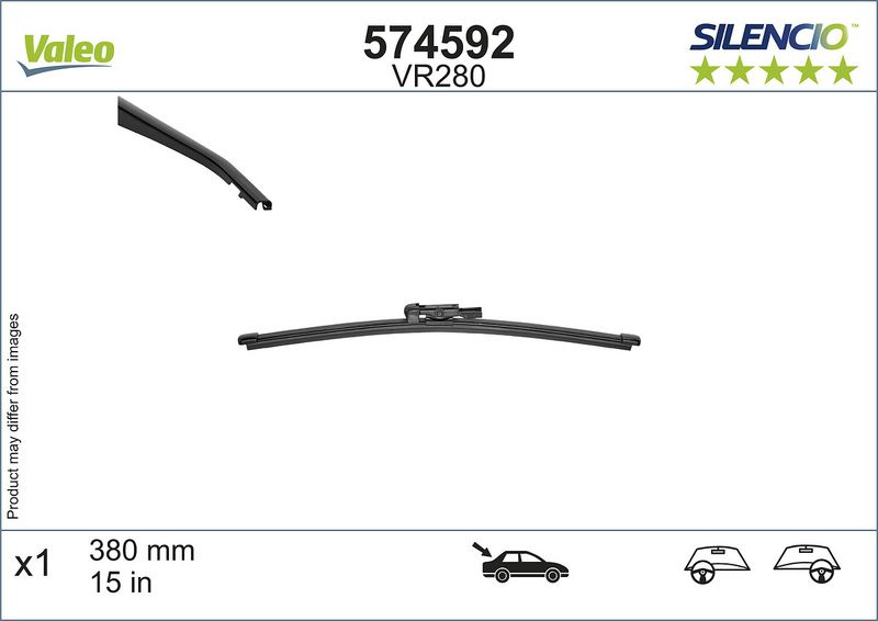 Stikla tīrītāja slotiņa - 574592