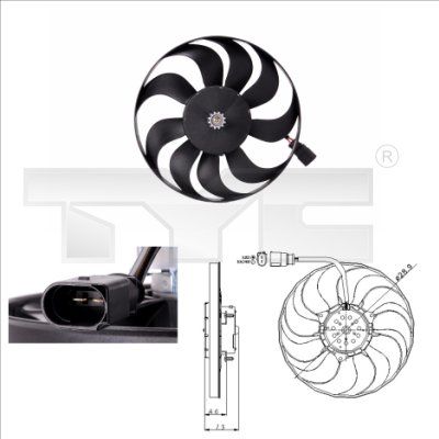 Ventilators, Motora dzesēšanas sistēma - 802-0001