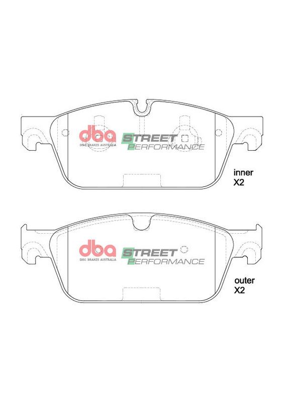 Brake Pads Street Performance - DB15261SP