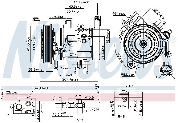 Kompressori, ilmastointilaite - 890159