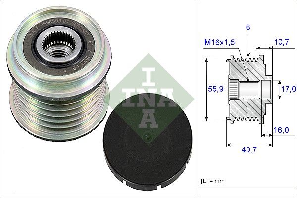 Ģeneratora skriemelis - 535 0028 10
