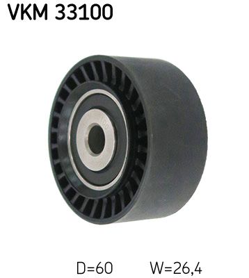 Ohjainrulla, moniurahihna - VKM 33100