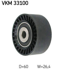Ohjainrulla, moniurahihna - VKM 33100
