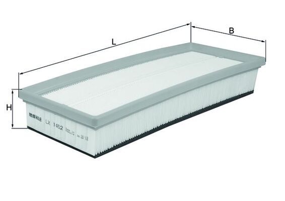 Gaisa filtrs - LX 1452