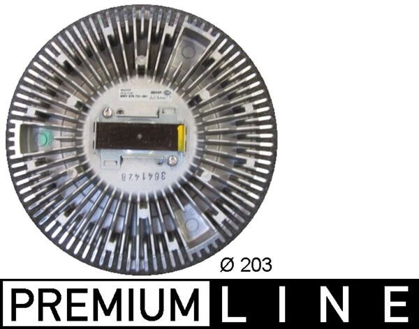 Kytkin, jäähdytystuuletin - CFC 37 000P