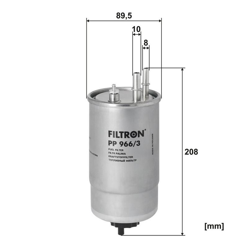 Degvielas filtrs - PP 966/3