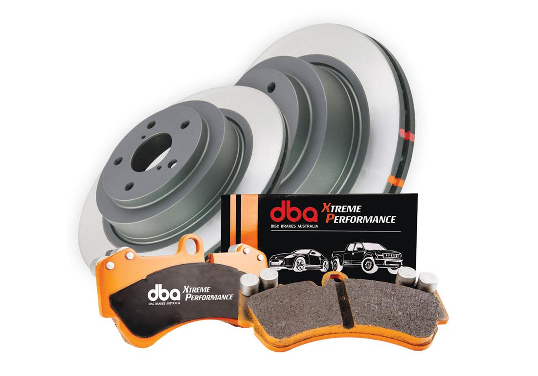 Brake Kit - 4000 Series Plain & Xtreme Performance Brake Pads (2x DBA4654-10 + DB1678XP) - DBA4654-10-1678XP