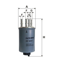Degvielas filtrs - PP 969/1