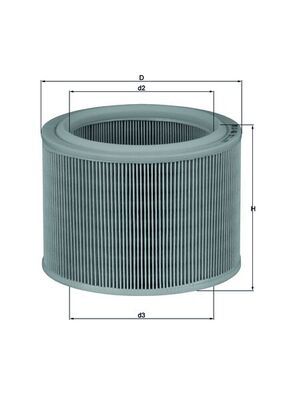 Gaisa filtrs - LX 486