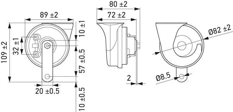 Skaņas signāls - 3FH 007 424-801