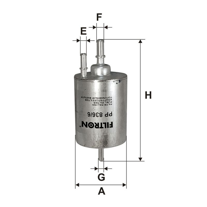 Degvielas filtrs - PP 836/6