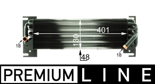 Moottoriöljyn jäähdytin - CLC 26 000P