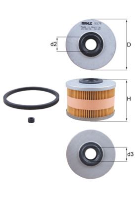 Degvielas filtrs - KX 79D