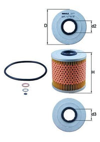 Eļļas filtrs - OX 91D