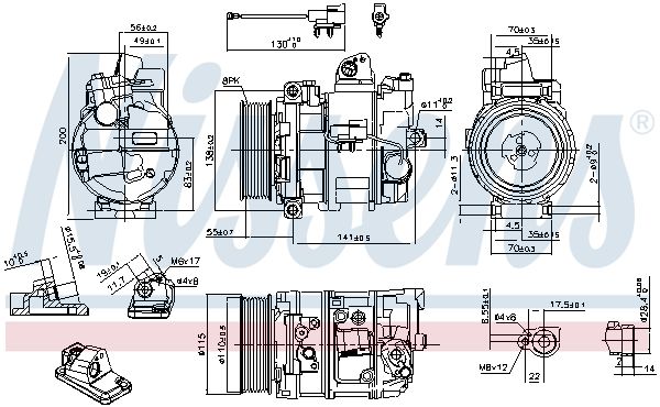 Kompressori, ilmastointilaite - 890082